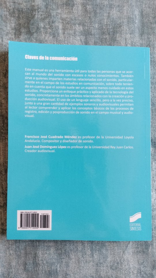 Libro - Teoría y técnica del sonido de segunda mano · Foto 2 de 2 · Madrid · 20 €