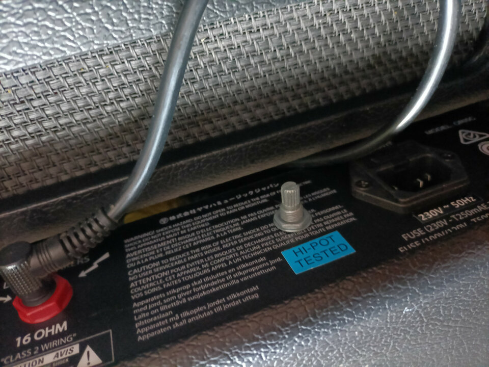 Marshall Origin 5 + Master Volume MOD