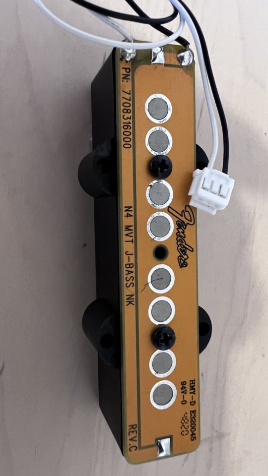 Pastilla Fender Noiseless Gen 4 para mástil