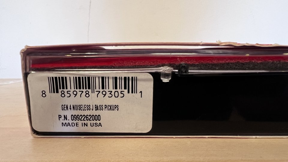 Pastilla Fender Noiseless Gen 4 para mástil