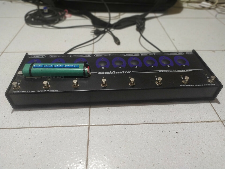 Carl Martin Combinator - conmutador programable de lazos de efecto