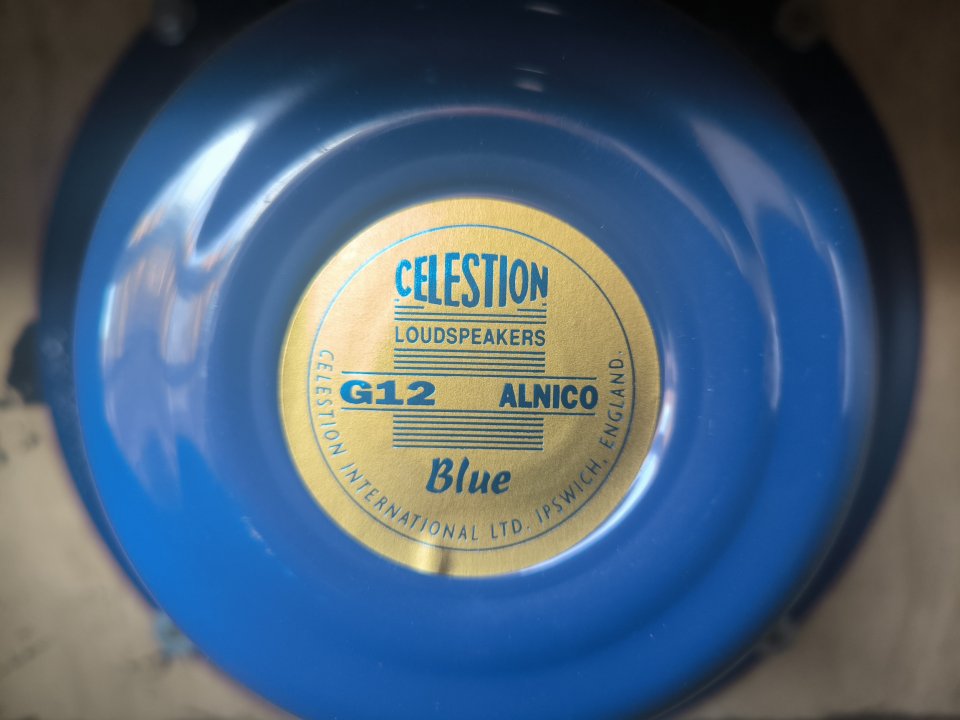 Pantalla Mojotone 1x12 Tweed + Celestion Blue Alnico 16ohm