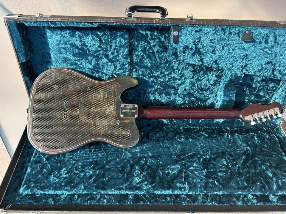 James Trussart Steelcaster Rustomatic Perforated Pinstriped