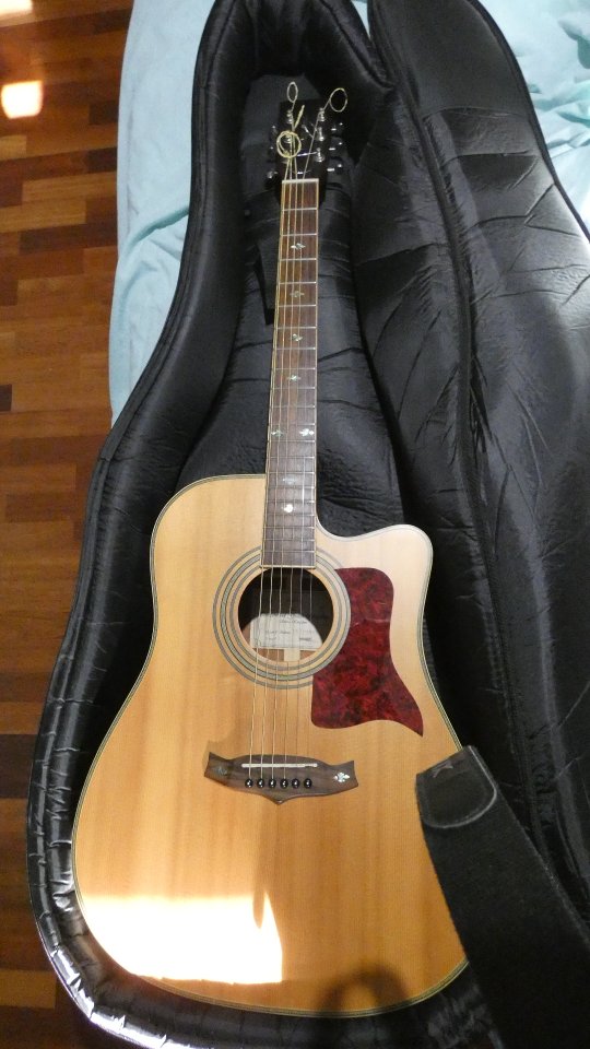 Guitarra acústica Tanglewood TW115ASCE.
