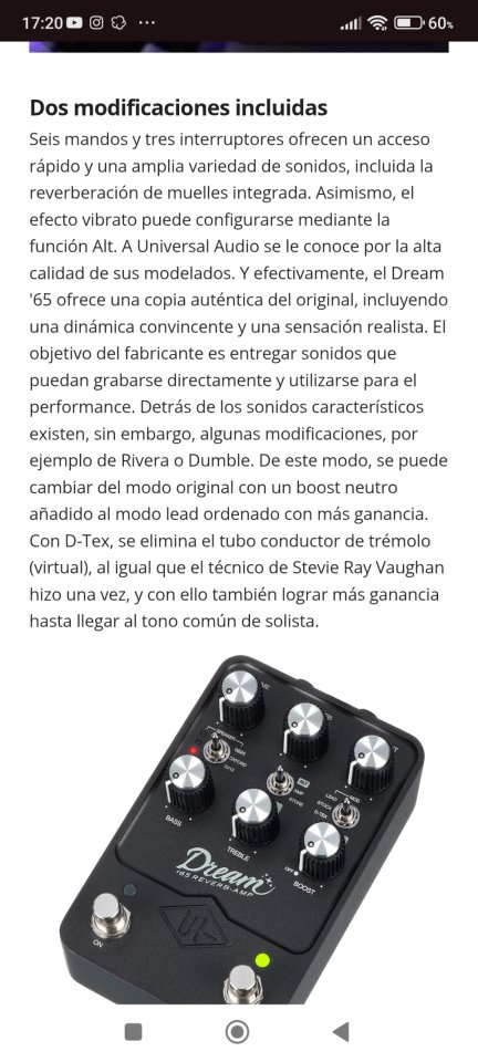 Universal Audio Dream 65