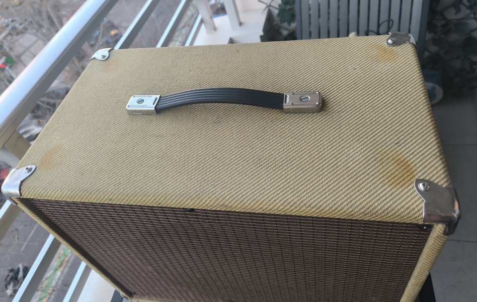 Pantalla Mojotone 1x12 Tweed + Celestion Blue Alnico 16ohm