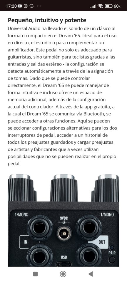 Universal Audio Dream 65