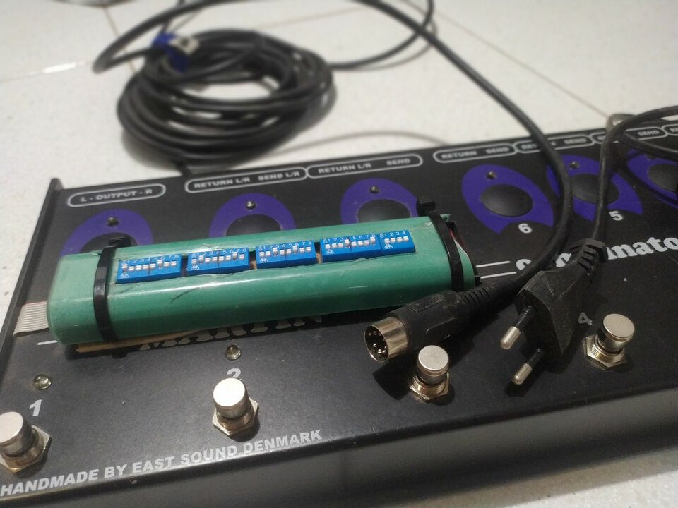 Carl Martin Combinator - conmutador programable de lazos de efecto