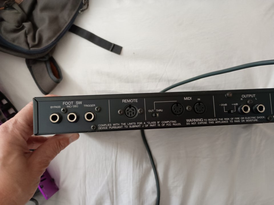 Yamaha SPX900 Mítico Rack Vintage de segunda mano · Foto 5 de 8 · Madrid · 150 €