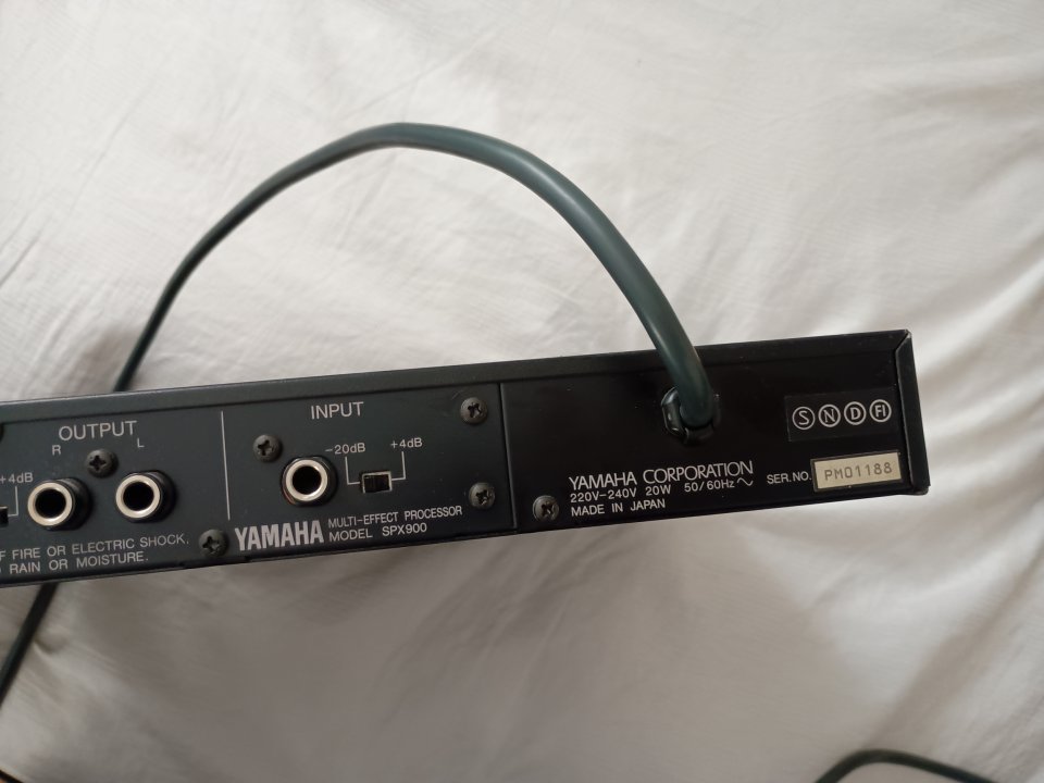 Yamaha SPX900 Mítico Rack Vintage de segunda mano · Foto 6 de 8 · Madrid · 150 €