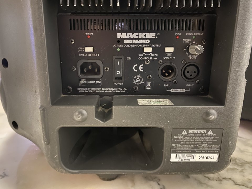Pareja Mackie SRM450 Activas – Funcionamiento perfecto – Muy buen estado de segunda mano · Foto 7 de 8 · Madrid · 620 €