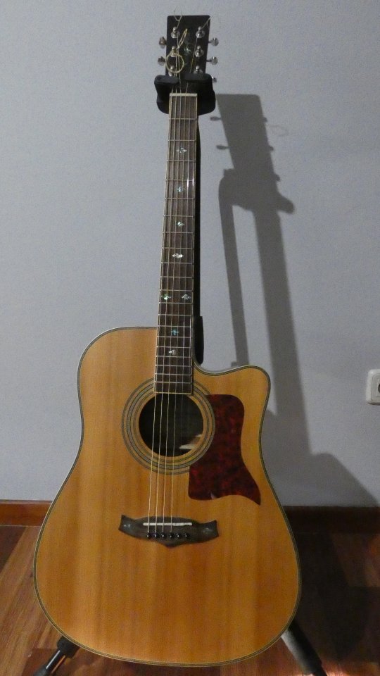 Guitarra acústica Tanglewood TW115ASCE.