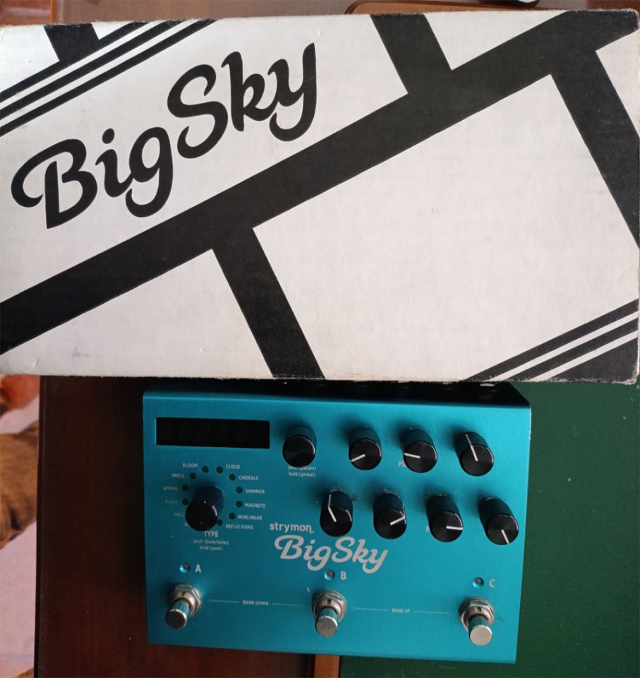 Vendo/cambio Strymon Big Sky por Boss RV 500