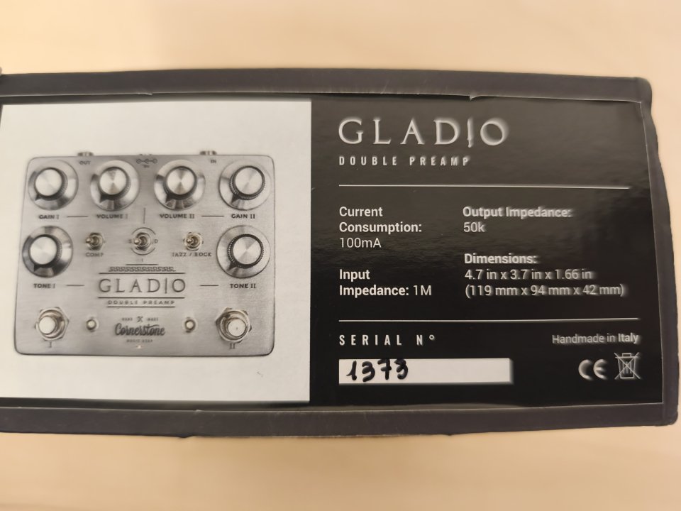 Cornestone Gladio Double preamp original de segunda mano · Foto 4 de 5 · Sevilla · 300 €