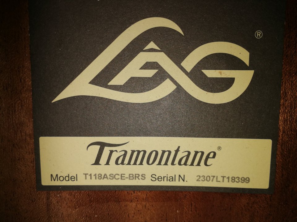 Lag Tramontane T118ASCE BRS