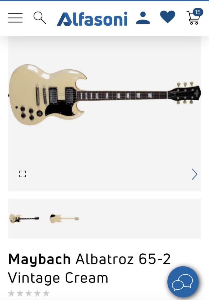 Gibson les Paul special por Maybach al albatroz 65-2 vintage cream de segunda mano · Foto 2 de 3 · Barcelona