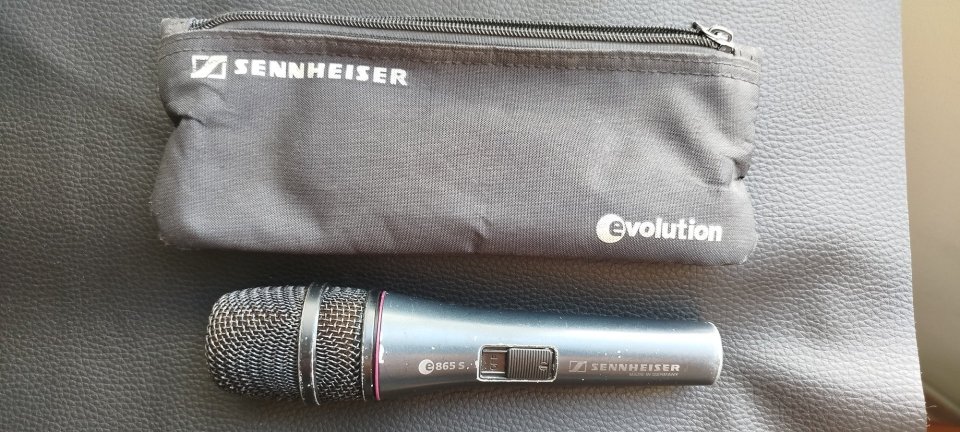 Sennheiser e865 S (con interruptor) - Micrófono de condensador para voz de segunda mano · SC Tenerife · 90 €