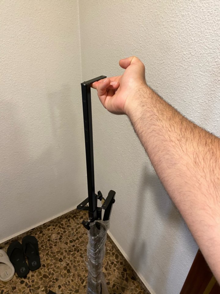 4 Soportes profesionales de acero para focos e iluminación – Fabricación artesanal de segunda mano · Foto 6 de 6 · Madrid · 180 €
