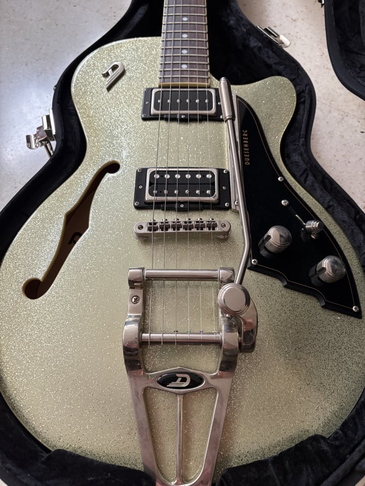 Duesenberg Starplayer TV Silver Sparkle