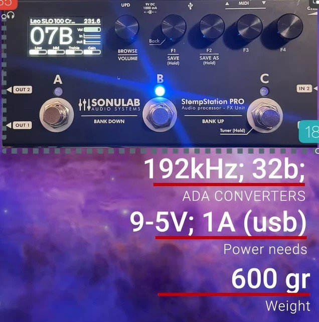 Sonulab Stompstation Pro NAM A2 de segunda mano · Foto 4 de 6 · A Coruña · 420 €