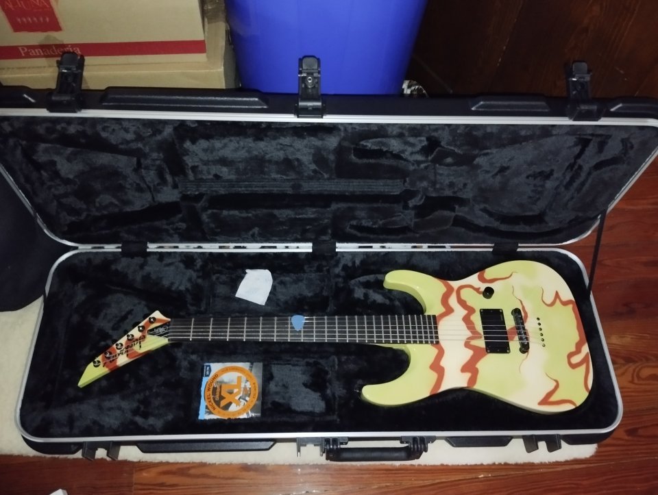 Jackson Dinky "Cow" signature (camo)