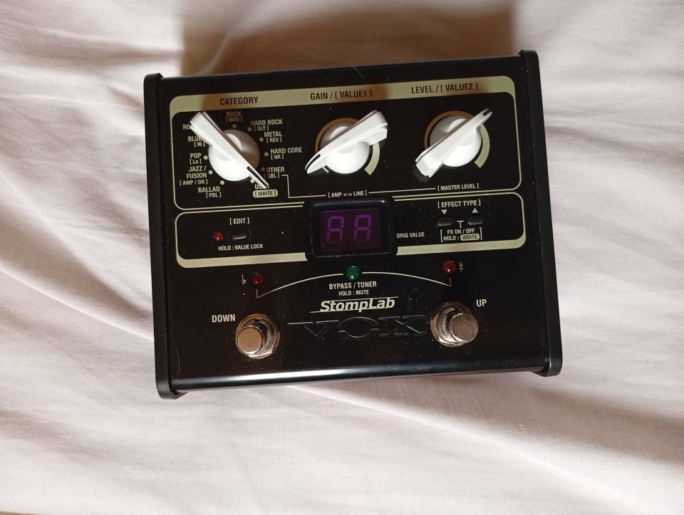 Previo Vox Stomplab 1g, multiamplis, multiefectos...