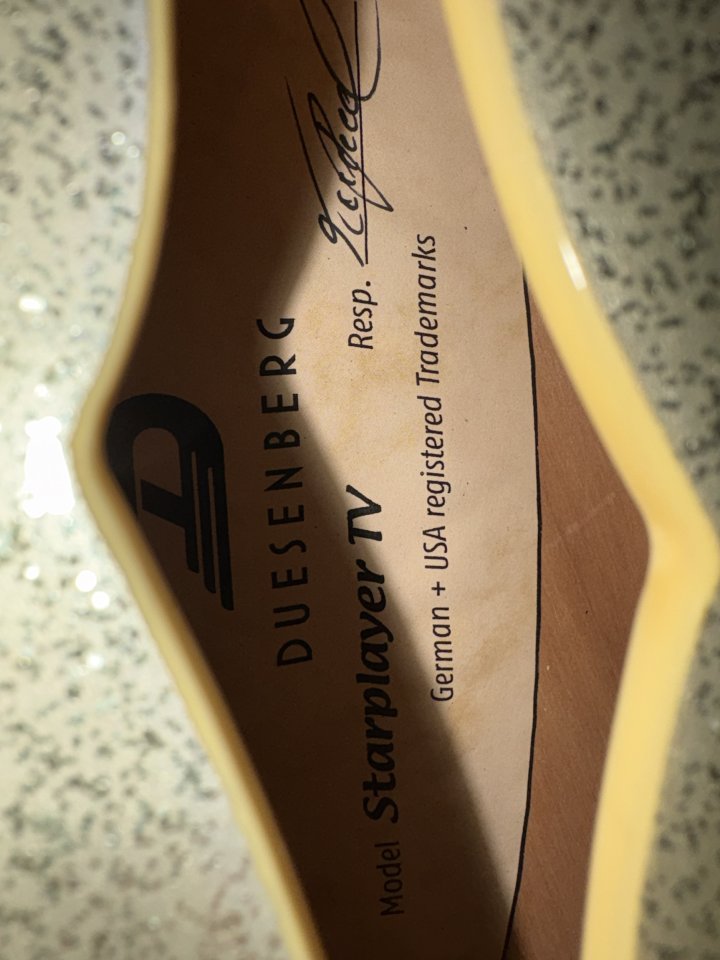 Duesenberg Starplayer TV Silver Sparkle