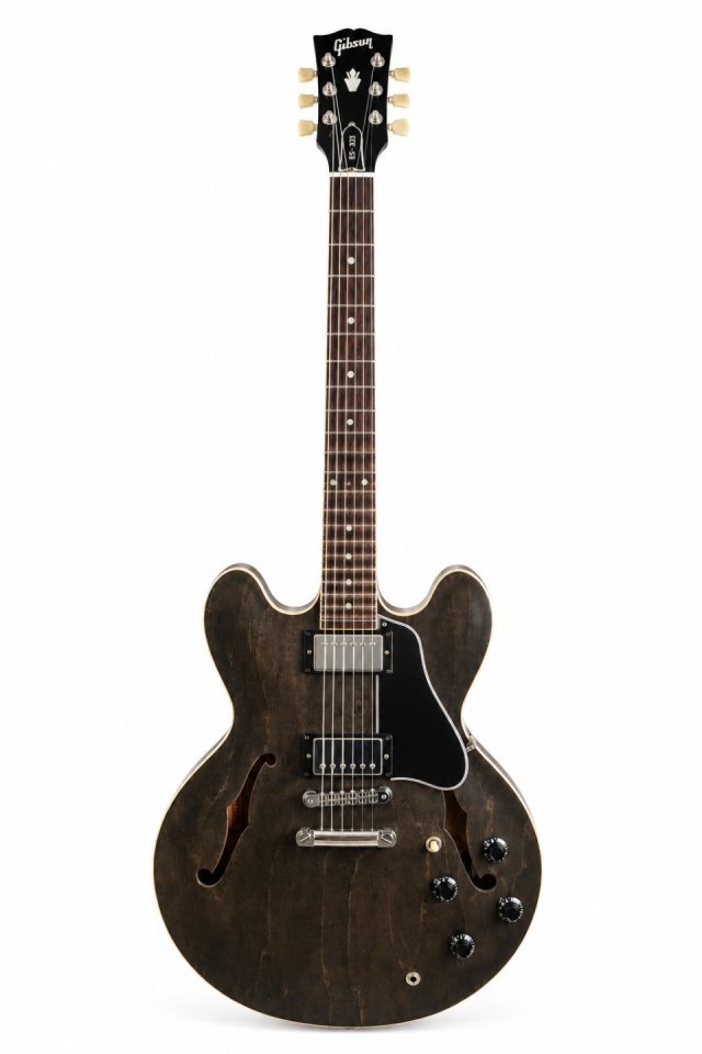 Gibson ES-335 Dot Reissue 2007 (Memphis) – Satin Black – Un solo dueño, impecable, estuche original de segunda mano · Foto 1 de 5 · Madrid · 2750 €