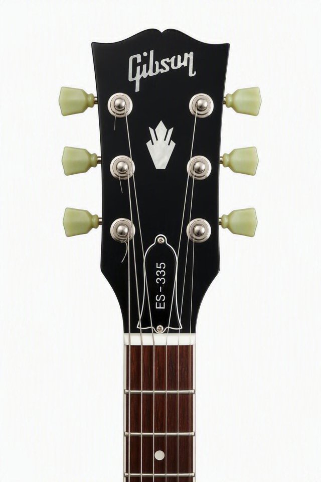 Gibson ES-335 Dot Reissue 2007 (Memphis) – Satin Black – Un solo dueño, impecable, estuche original de segunda mano · Foto 3 de 5 · Madrid · 2750 €