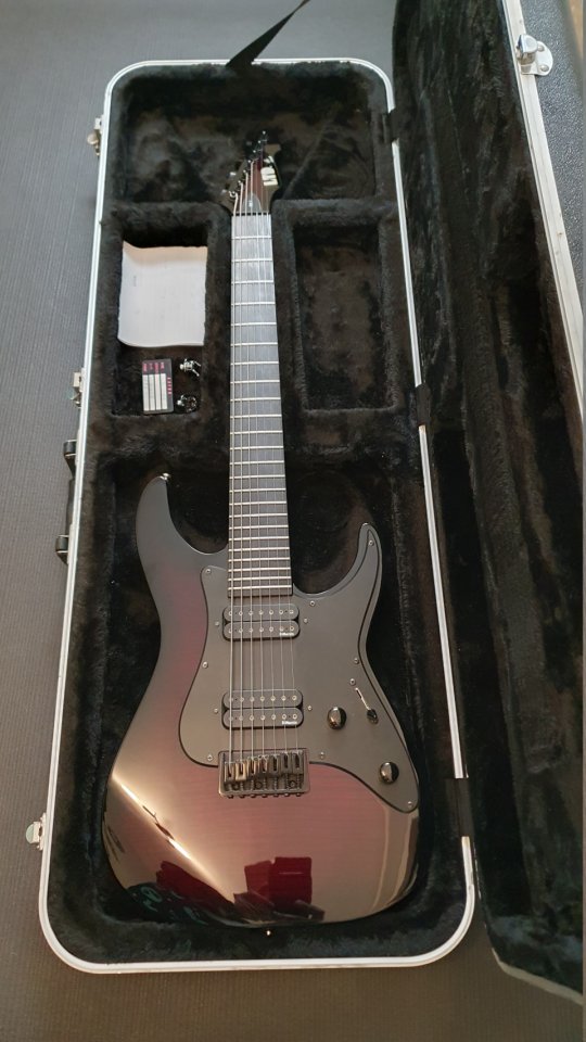 ESP LTD AW-7 Alex Wade Signature Blood Red Sunburst 7 cuerdas de segunda mano · Foto 6 de 6 · Alicante · 900 €