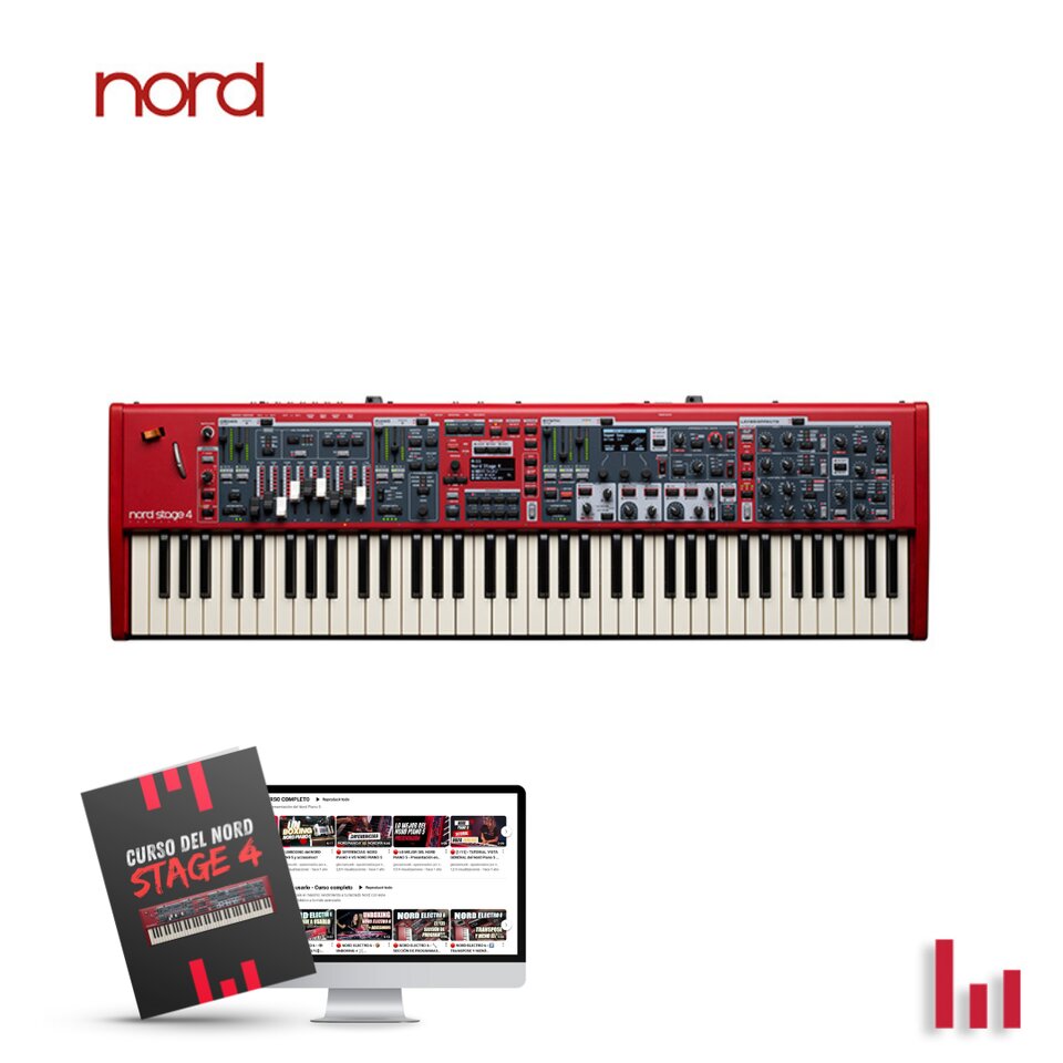 nord stage 4 compact - nuevo + curso gratis