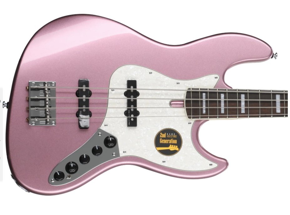 Sire Marcus Miller V7 Burgundy con muchos extras