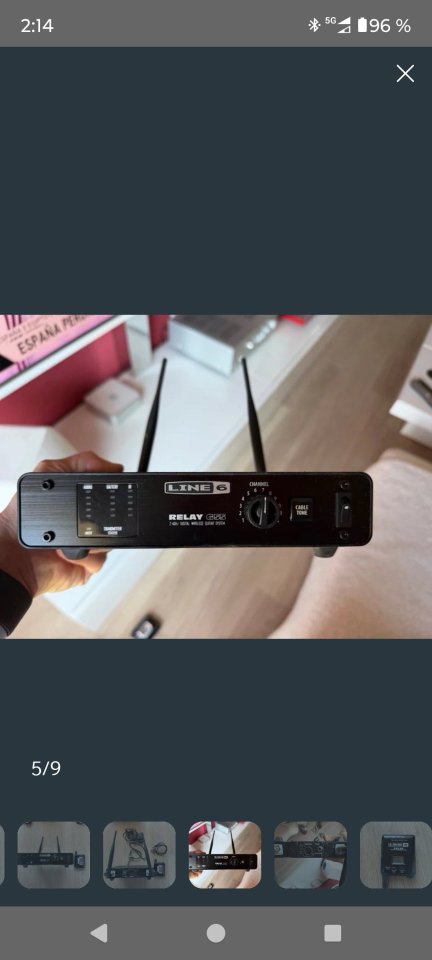 Line6 relay g55 ( solo receptor) de segunda mano · Foto 2 de 2 · Tarragona · 120 €