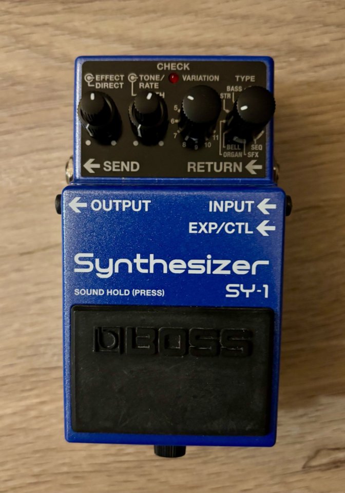 Pedal Boss SY-1 Sintetizador Guitarra >> envío incluído