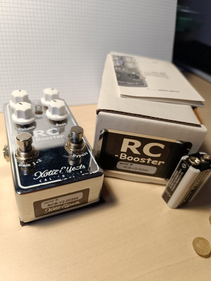 Xotic RC Booster V2 Pedal RESERVADO