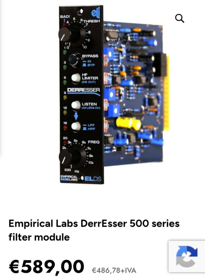 Empirical Labs Derresser (serie 500) de segunda mano · Foto 2 de 2 · Bizkaia · 350 €