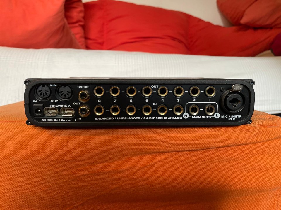 Tarjeta de sonido externa MOTU Ultralite y tarjeta PCI Firewire