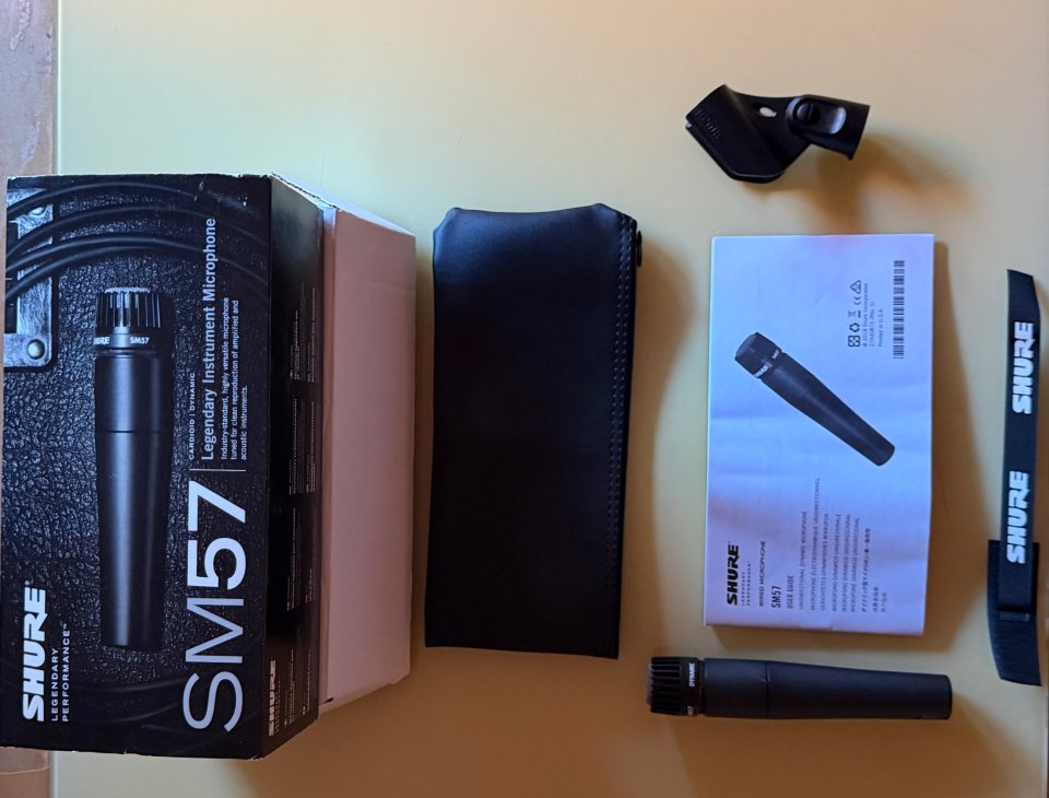 Microfono de instrumento Shure SM 57. de segunda mano · Zamora · 55 €