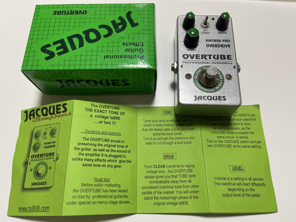 Pedal Jacques Overtube Overdrive (Made in France) – Rareza Boutique de segunda mano · Foto 1 de 5 · Girona · 140 €