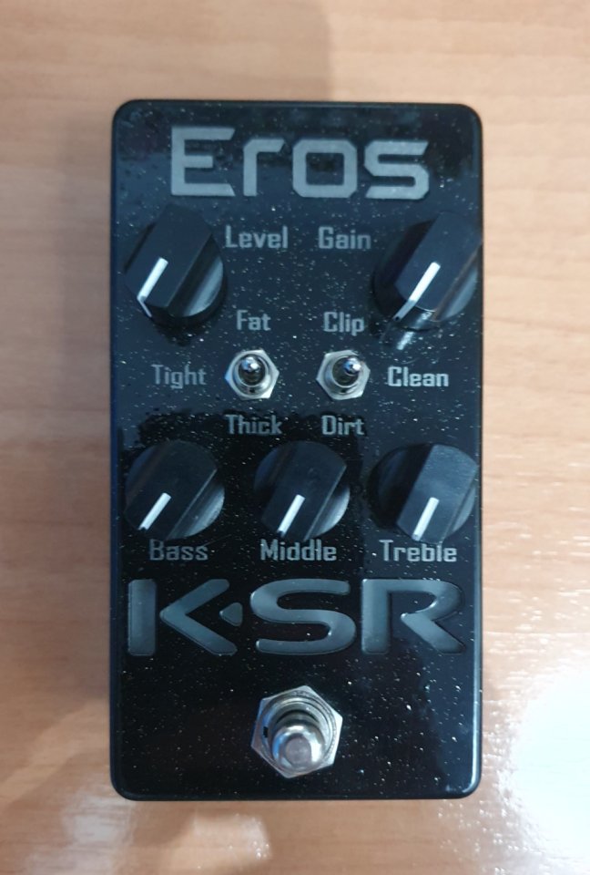 Pedal KSR Eros Overdrive Boost EQ Preamp