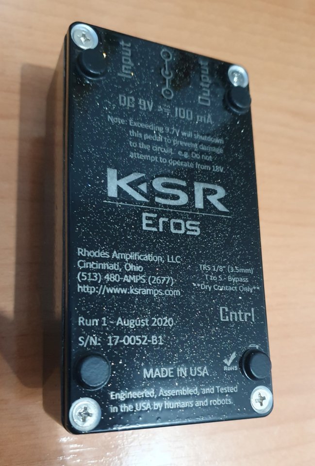Pedal KSR Eros Overdrive Boost EQ Preamp