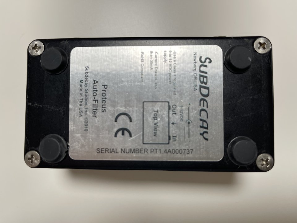 Pedal Subdecay Proteus Auto-Filter V1.4.1 (2012) – Envelope Filter de segunda mano · Foto 4 de 4 · Girona · 140 €