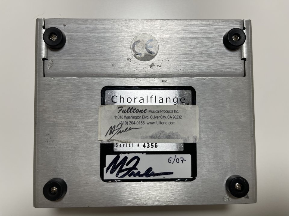 Pedal Fulltone Choralflange CF-1 – Chorus / Flanger Analógico Vintage (Made in USA) de segunda mano · Foto 5 de 5 · Girona · 260 €