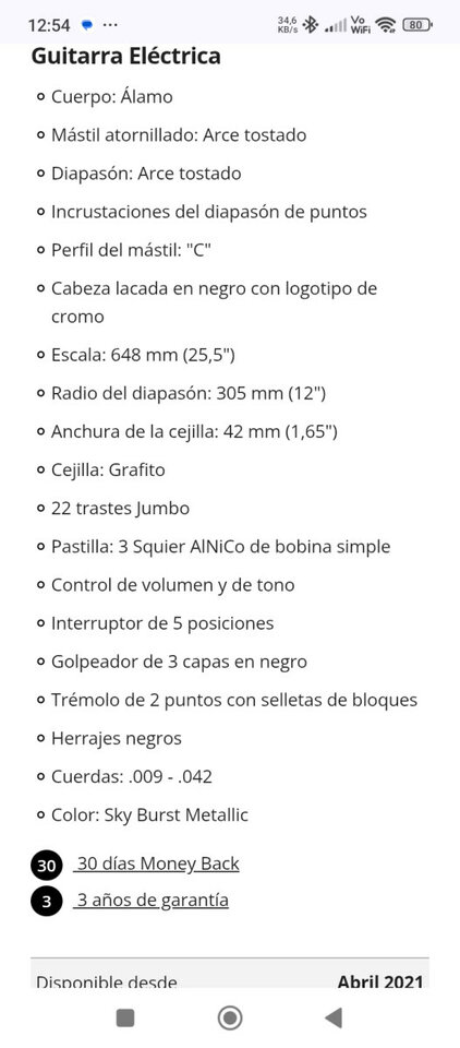 Vendo guitarra SQUIER stratocaster