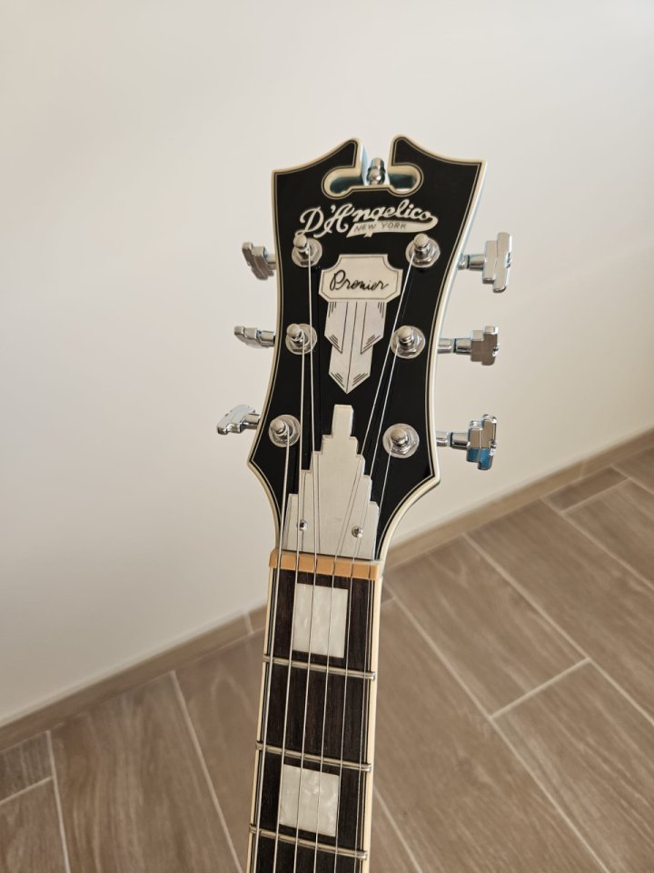 D'Angelico Premier DC Ocean Turquoise