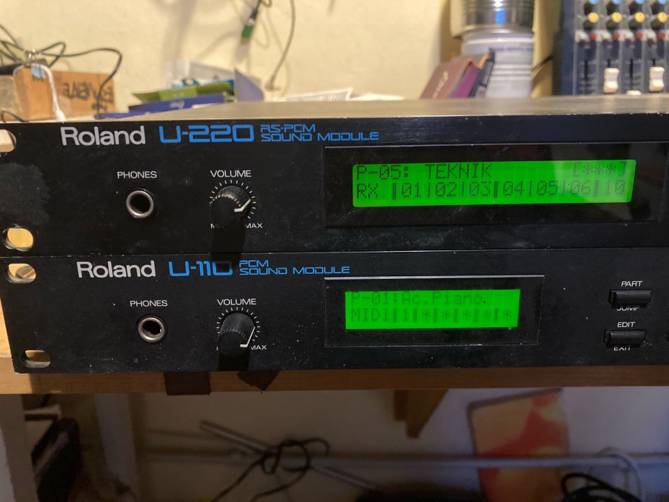 roland U-220 y U-110