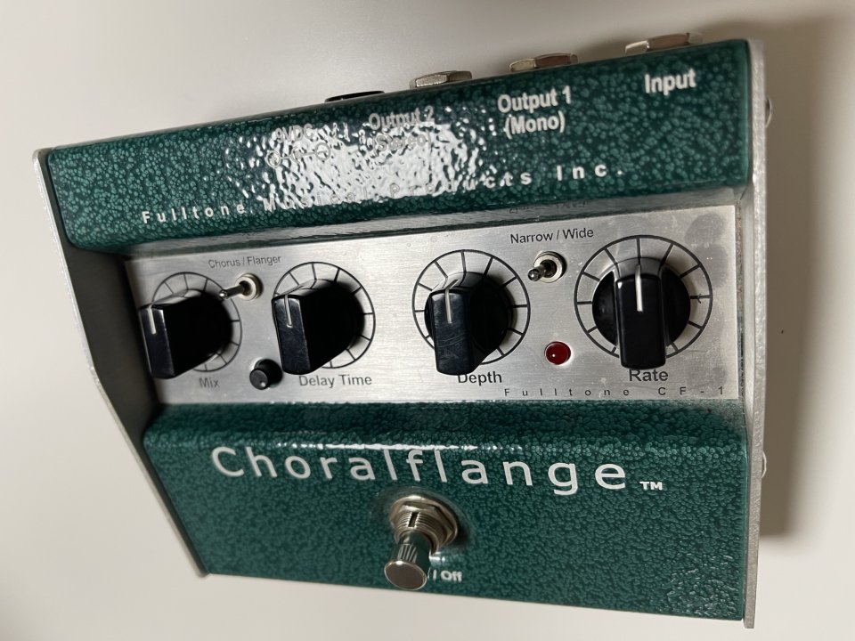 Pedal Fulltone Choralflange CF-1 – Chorus / Flanger Analógico Vintage (Made in USA) de segunda mano · Foto 4 de 5 · Girona · 260 €