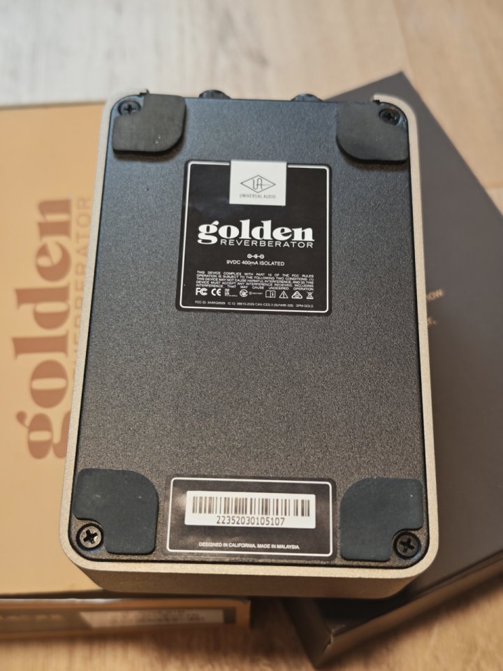 Universal Audio Golden Reverberator Reverb Pedal de segunda mano · Foto 3 de 4 · Barcelona · 250 €
