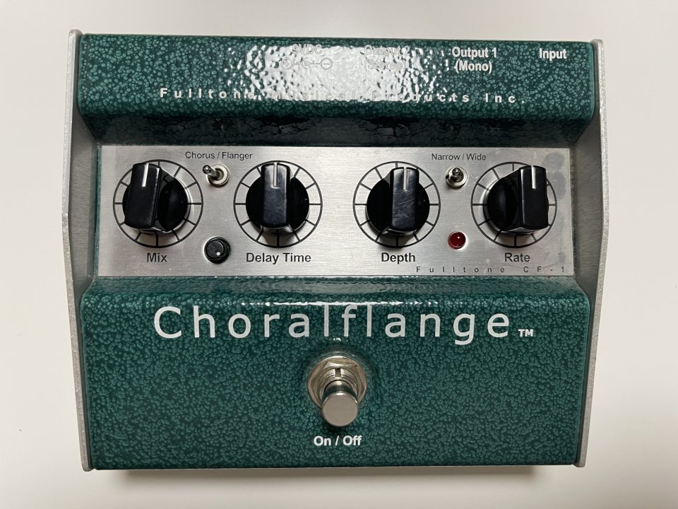 Pedal Fulltone Choralflange CF-1 – Chorus / Flanger Analógico Vintage (Made in USA) de segunda mano · Foto 2 de 5 · Girona · 260 €
