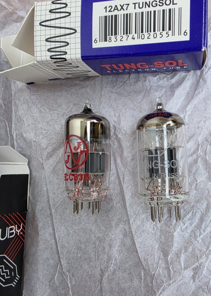 Valvulas previo jj ruby + Tung-Sol de segunda mano · Foto 2 de 2 · Cantabria · 100 €
